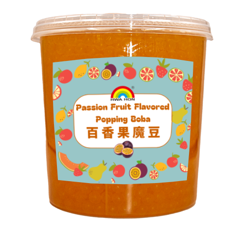 Passion Fruit Popping Boba