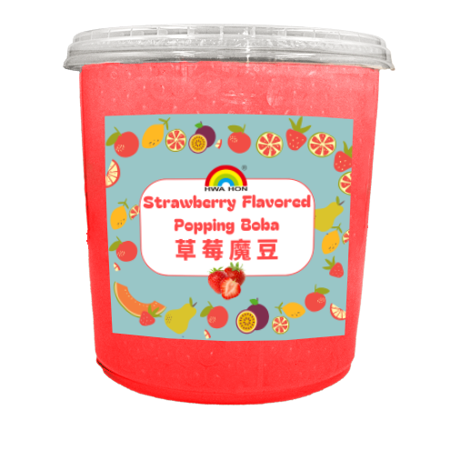 Strawberry Popping Boba